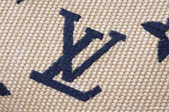 WIS Monogram Toiletry LOUIS Pouch Raffia VUITTON 1017